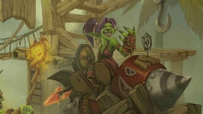 Estatísticas de card de Hearthstone: Fogueteira Descuidada