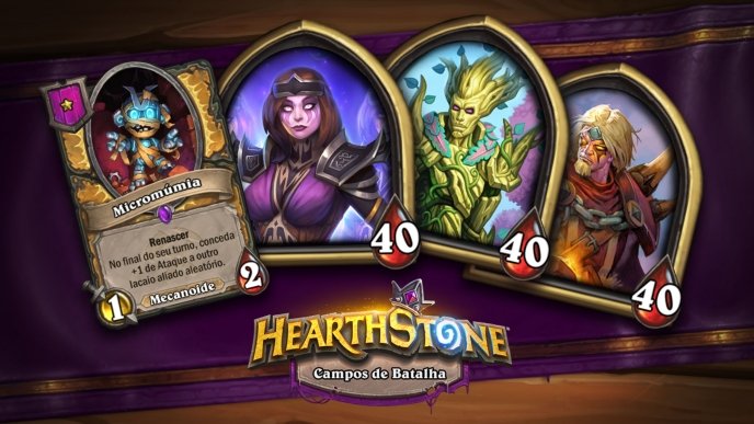 Novos Heróis em Hearthstone Campos de Batalha: Janice Barov, Lord Barov e Omu