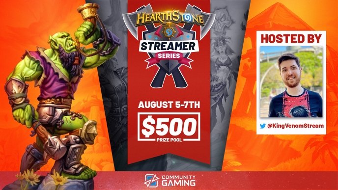 Torneio Streamer Series com U$500,00 em premiação! Inscreva-se!