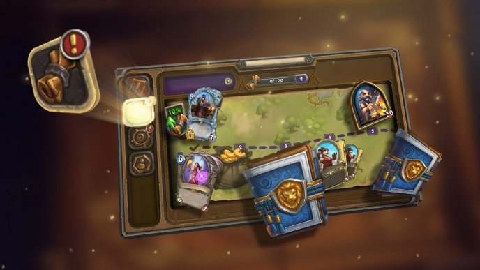 A Trilha de recompensa de Hearthstone vai mudar com a chegada de Juntos em Ventobravo