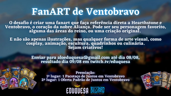 Concurso FanArt de Ventobravo valendo Pré-venda da expansão