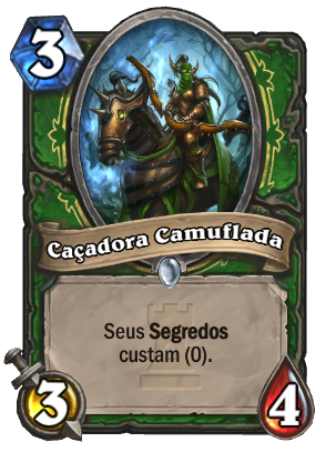 Caçadora Camuflada Card PTBR