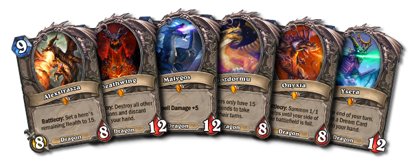 Dragões de Hearthstone