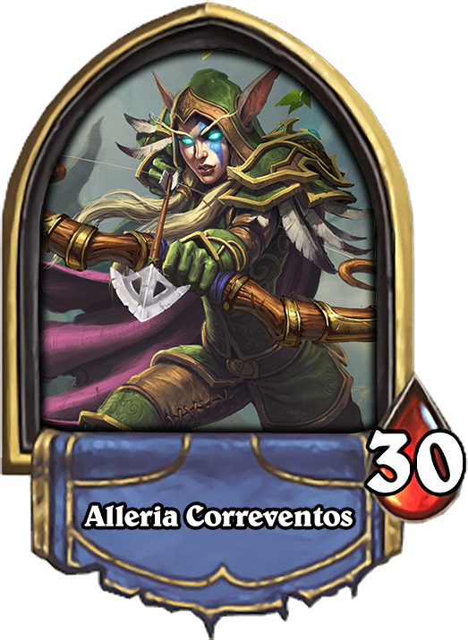 Alleria Correventos - Herói de Hearthstone