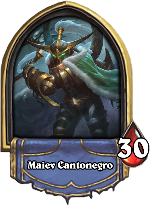 Maiev Cantonegro - Herói de Hearthstone