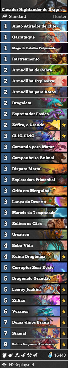 Deck de Caçador