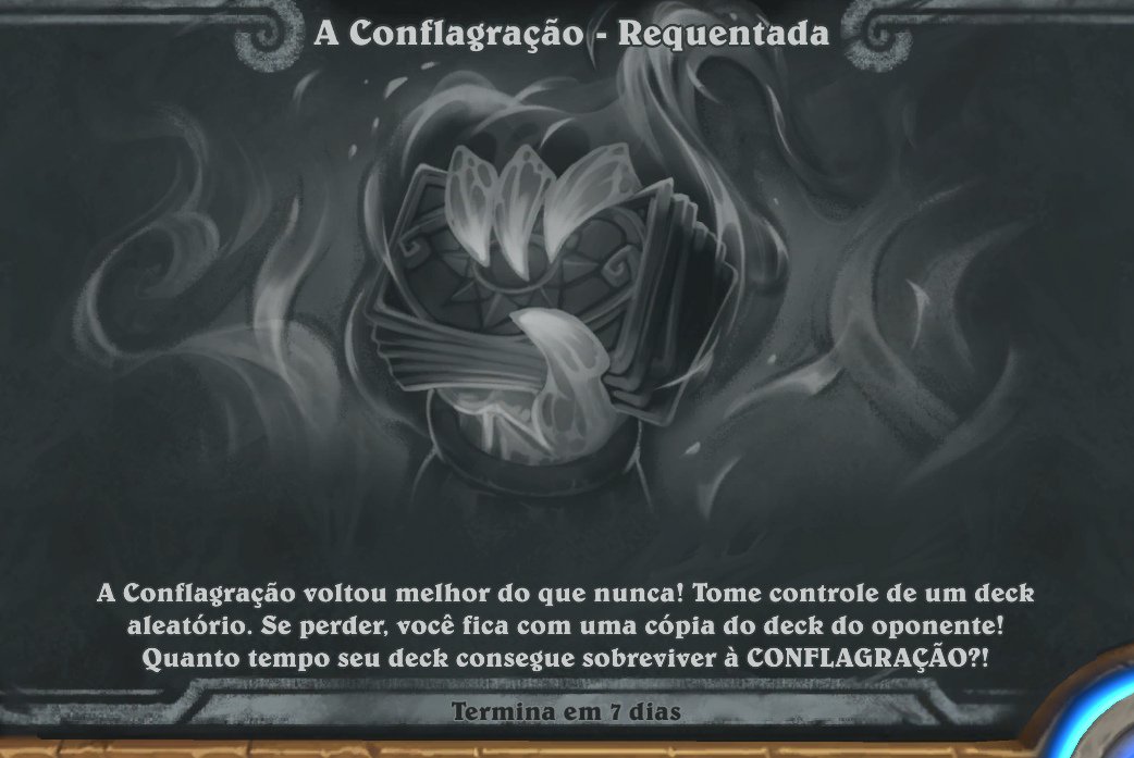 Taverna da semana em HS - A Conflagração Requentada