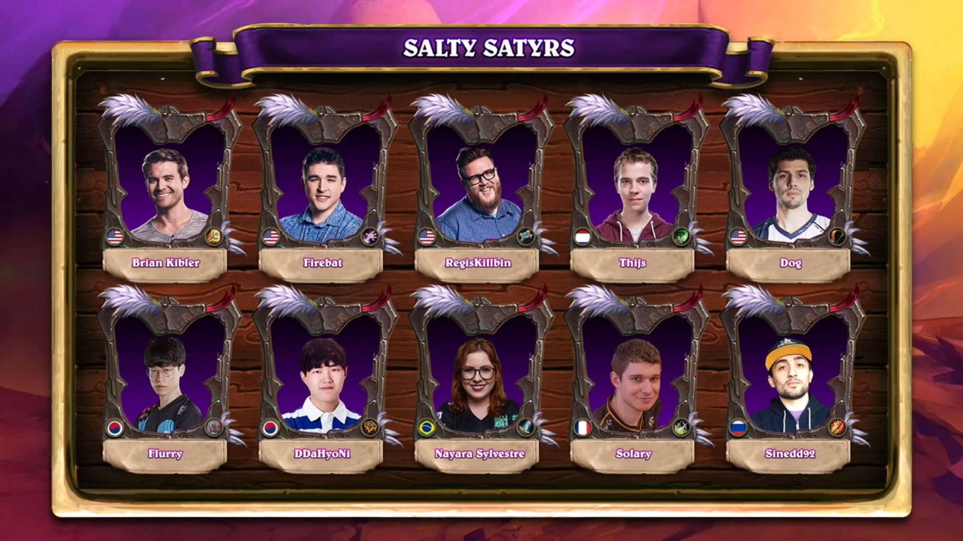 Equipe do Salty Satyrs - Inn-vitational Terralém