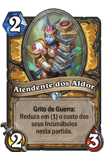 Atendente dos Aldor Card PTBR antigo