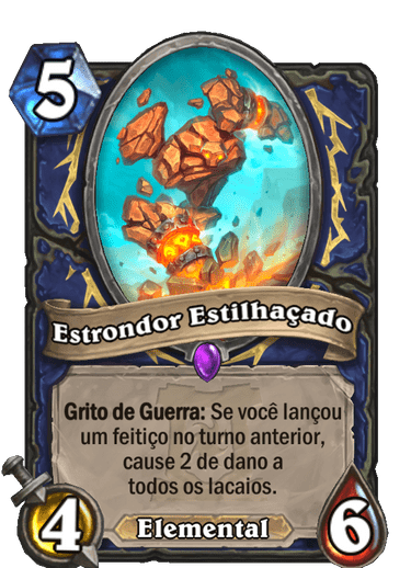 Estrondor Estilhaçado Card PTBR antigo