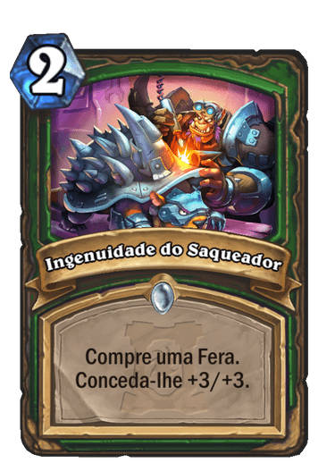 Ingenuidade do Saqueador card antigo