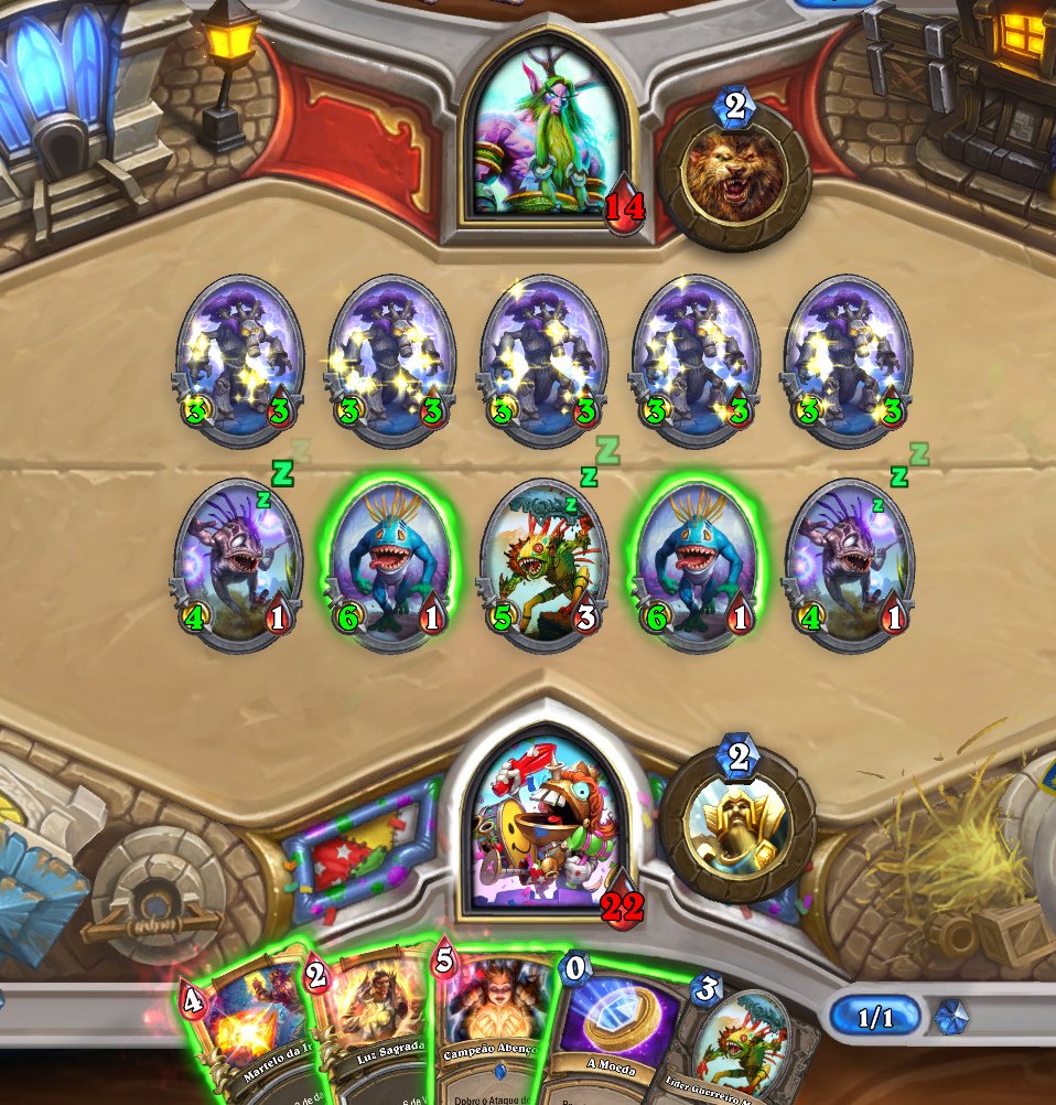 OTK na Taverna de Hearthstone